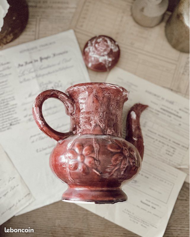 Service à café Poterie Maine Sars Poteries - maison de campagne, shabby chic, vintage cottage (image 10)