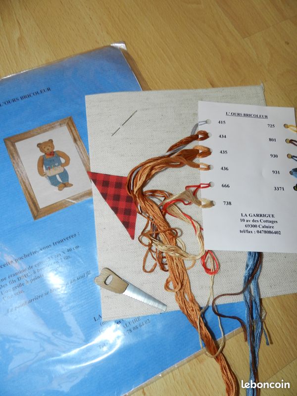 Kit broderies DMC ours (image 2)