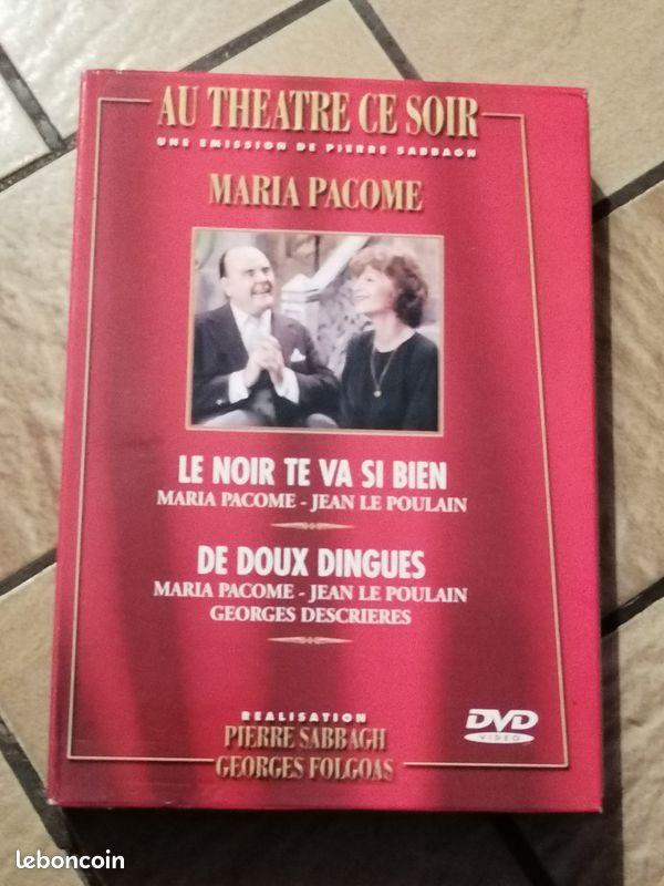 Coffret 2dvd maria pacôme au théâtre ce soir (image 1)
