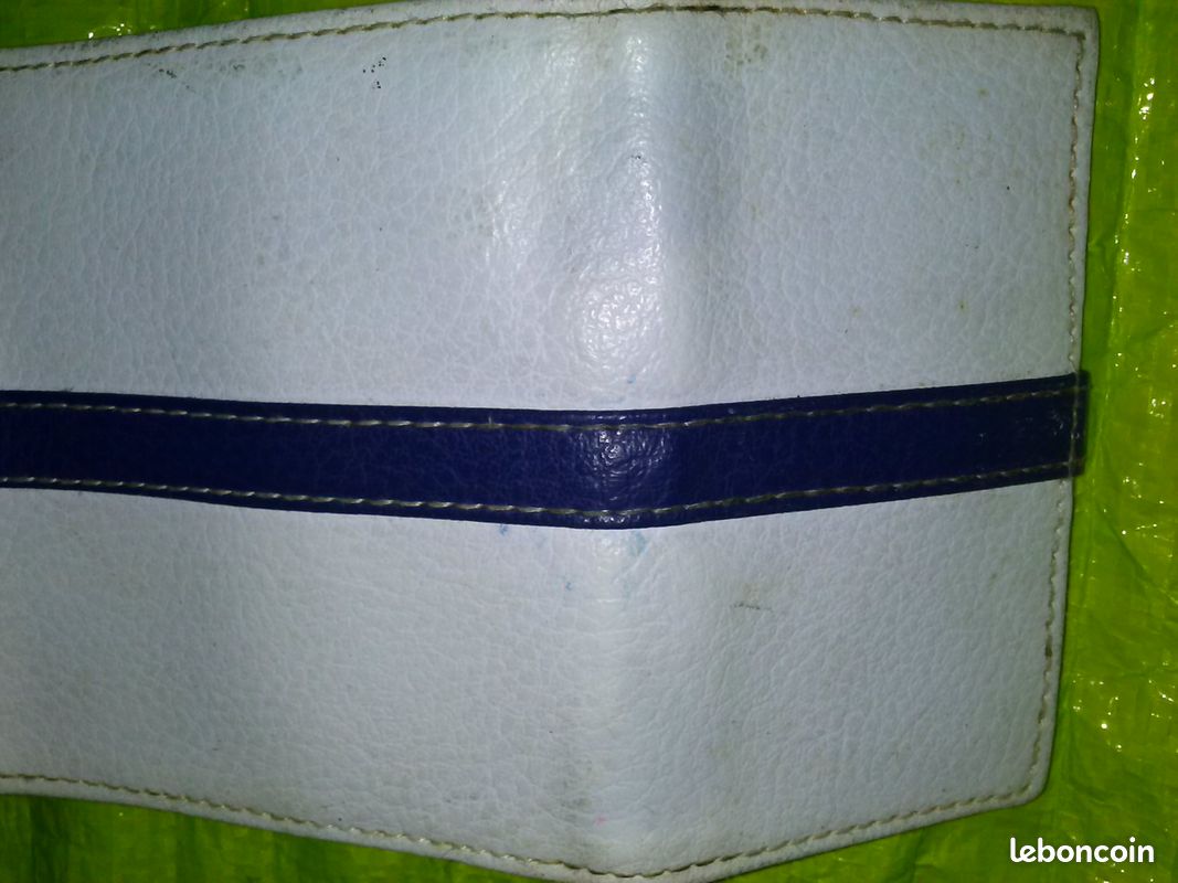 Porte-monnaie bleu et blanc (image 10)