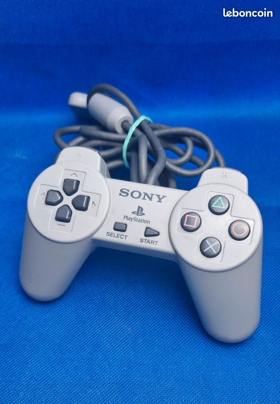 Manette Officielle Sony PlayStation 1 (PS1) - Manette De Jeu Vidéo Originale, Occasion