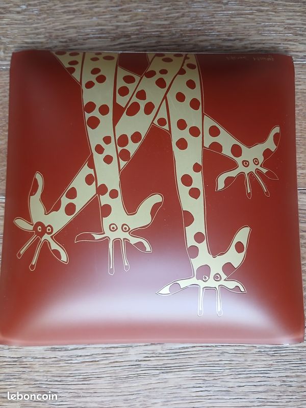 Assiette girafes Hervé Maury (image 3)
