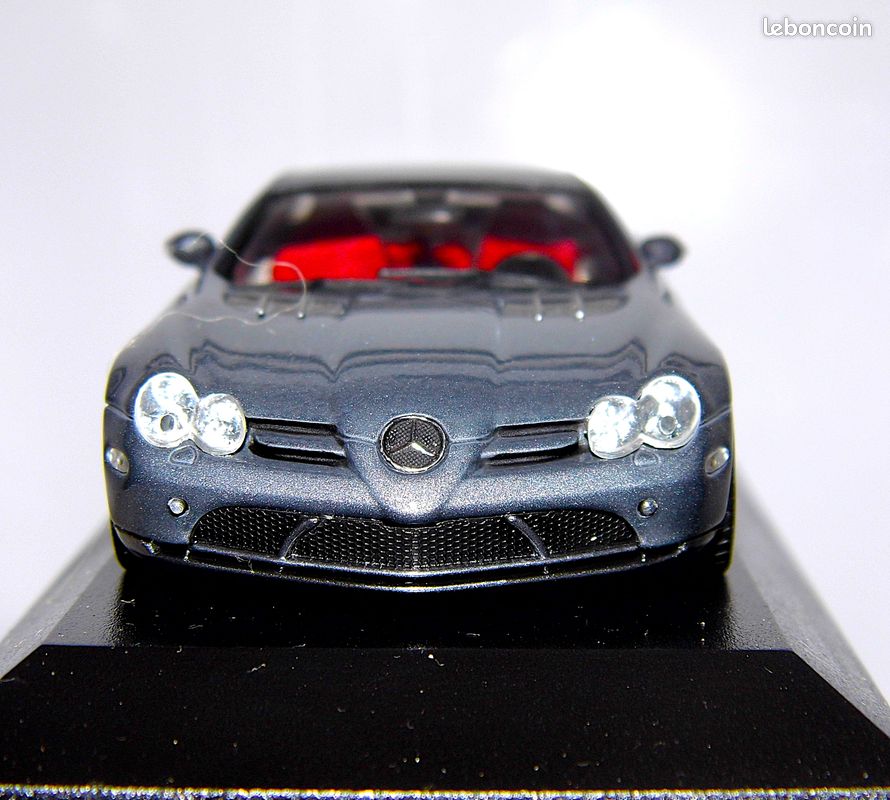 Minichamps 1/43 - Mercedes SLR McLaren 2003 & 300 SLR 1955 - Gris - Lot De 2