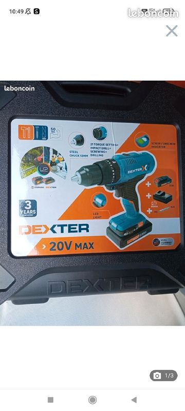 Visseuse perceuse Dexter sans fil (image 2)