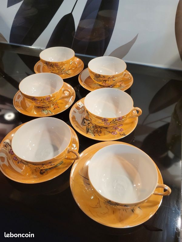 Magnifique grand service a thé Japonais vintage en porcelaine,Periode occupied Japon 1947-1952 (image 4)