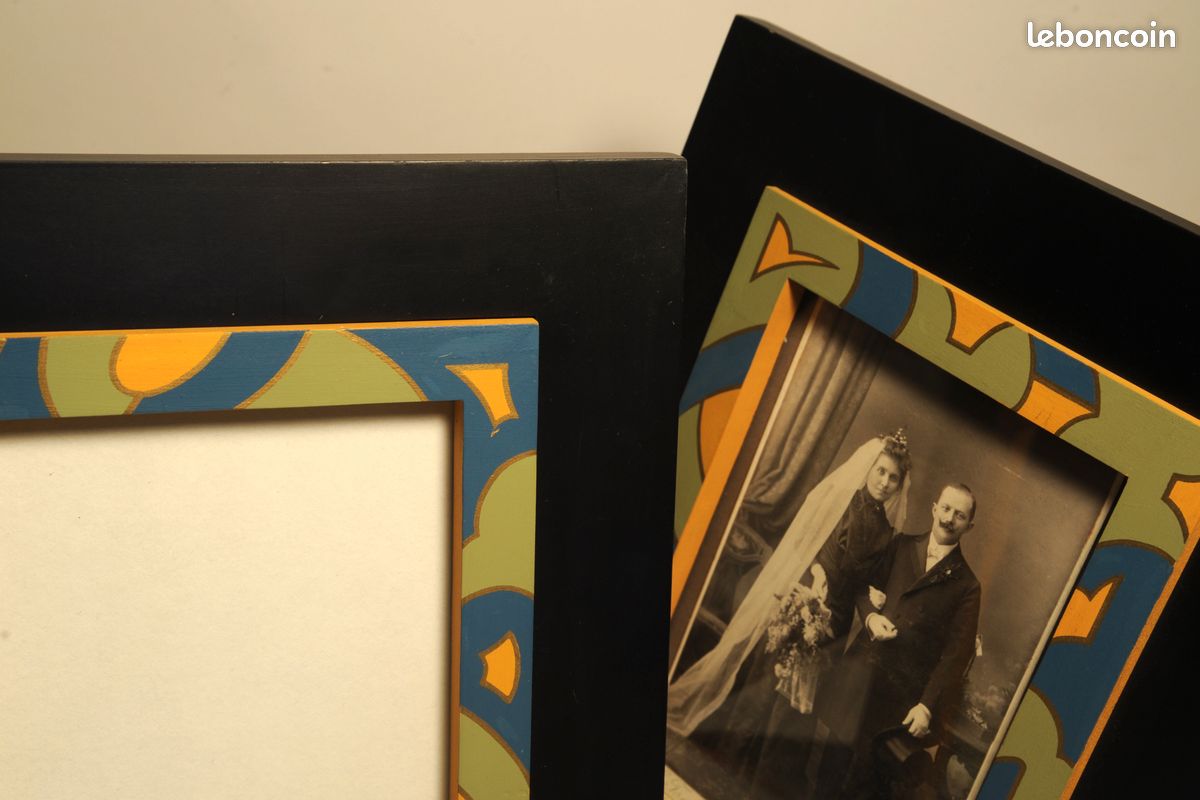 Cadres modernes design noir et pass peint (image 4)