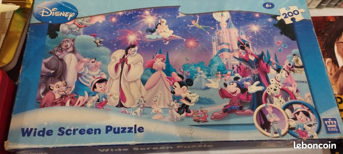 Puzzle personnages Disney 200 pièces - Jeux & Jouets