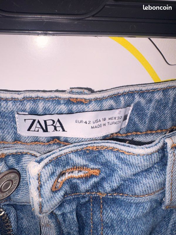 Jean Zara femme bleu clair taille 42 – Neuf (image 3)