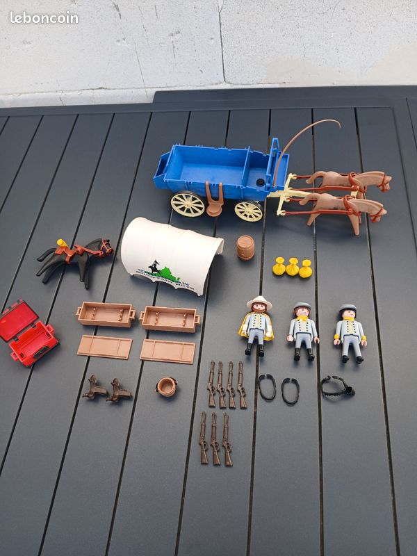 Playmobil chariot sudistes vintage (image 1)