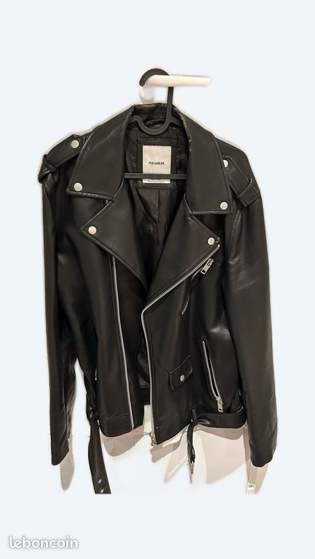 Cuir Perfecto Pull And Bear Femme Blouson Style Motard En