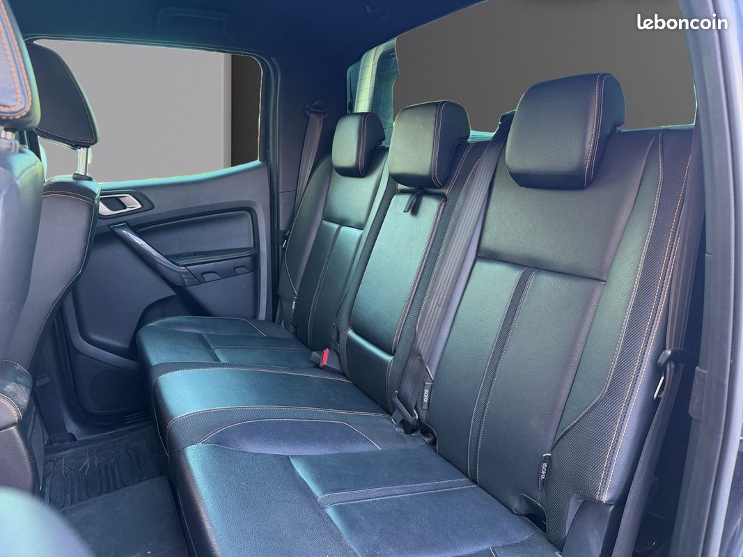 Ford ranger double cabine 2.0 ecoblue 213 bv10 wildtrak hardtop attelage cuir chauffant garantie 12 mois (image 12)