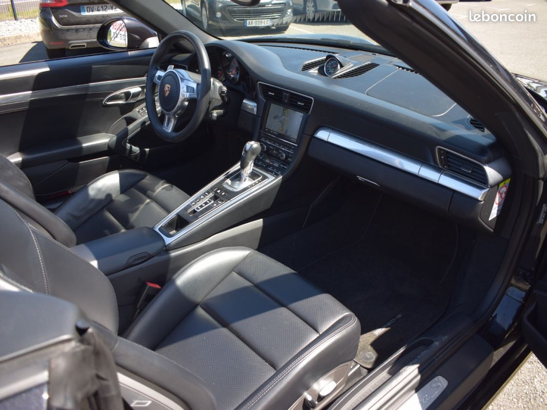 Porsche 911 carrera cabriolet 991 carrera s 3.8 400 cv / pack chrono / pasm / tableau bord cuir / suivi complet porsche (image 20)