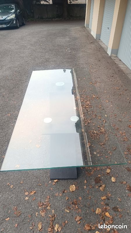 Table repas plateau en verre trempé (image 3)