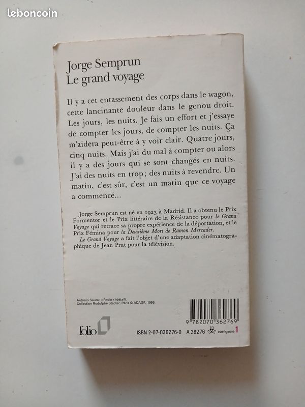"Le grand voyage" de Jorge Semprun (image 2)