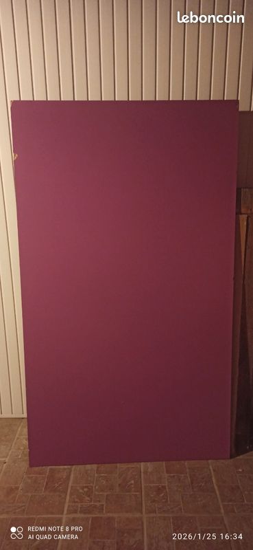 Grande planche de 1,70 sur 99,5 ,en contreplaqué décorée (image 1)