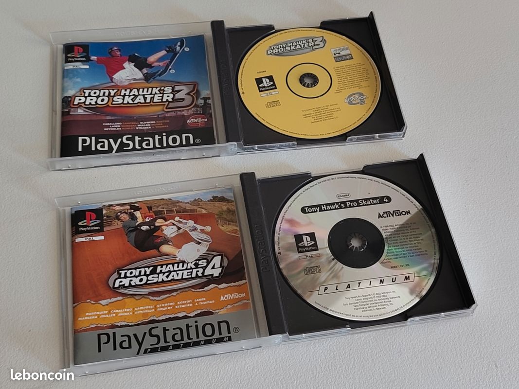 [PS1] Lot Tony Hawk's Pro Skater 1 + 2 + 3 + 4 (image 3)
