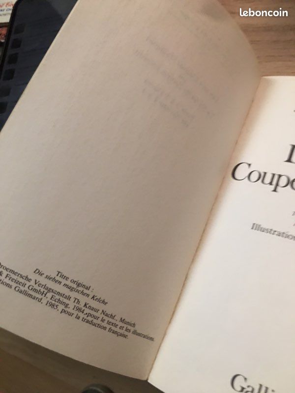 Les sept coupes magiques jd lawrence un jeu dont vous êtes le héros l’œil noir folio gallimard 1984 (image 3)
