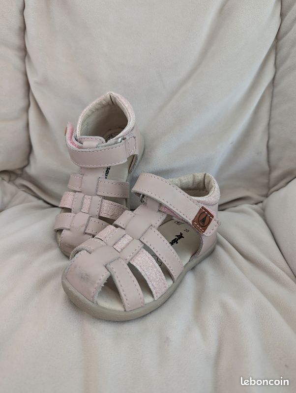 Cuir Chaussure Enfant Ete Sandale Chaussur A La Mode 2021