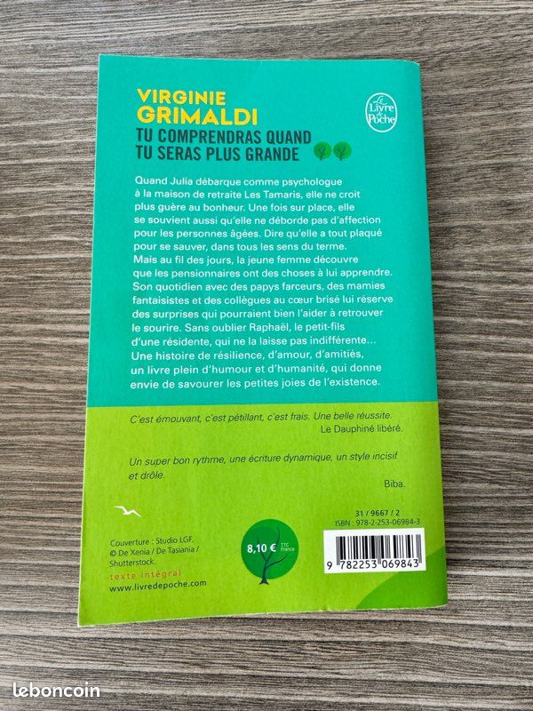 Livre Tu comprendras quand tu seras plus grande, Virginie Grimaldi (image 2)