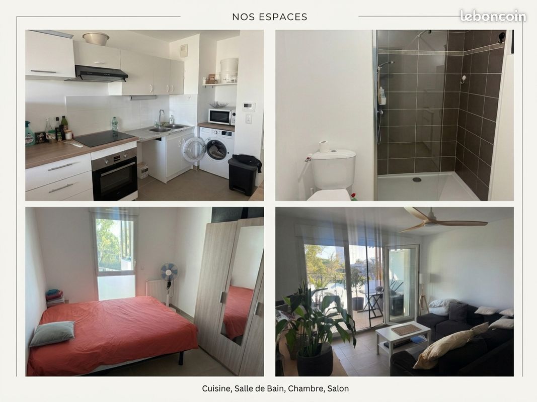 Appartement 2 pièces 42 m² · à Hyères · 42 m² · 830 €/mois