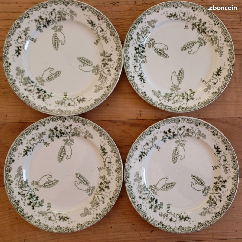 Assiettes terre de fer St Amand & Hamage ”Mdern Style" (12 euros l’unité) (image 3)