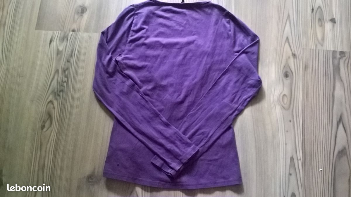T-shirt violet SUD EXPRESS (chris) (image 3)
