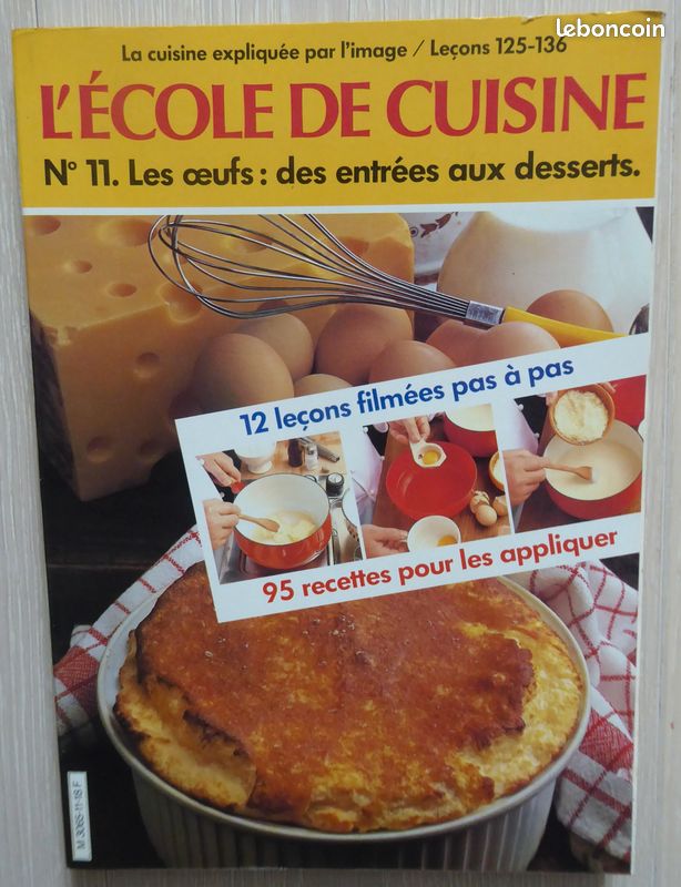 Livre : L' école de cuisine n° 11 - Les oeufs (image 1)