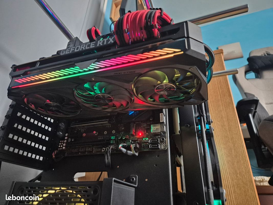 ASUS ROG Strix RTX 3080 10 Go OC – Stable en PCIe Gen 1 / Scellé d'origine (image 2)
