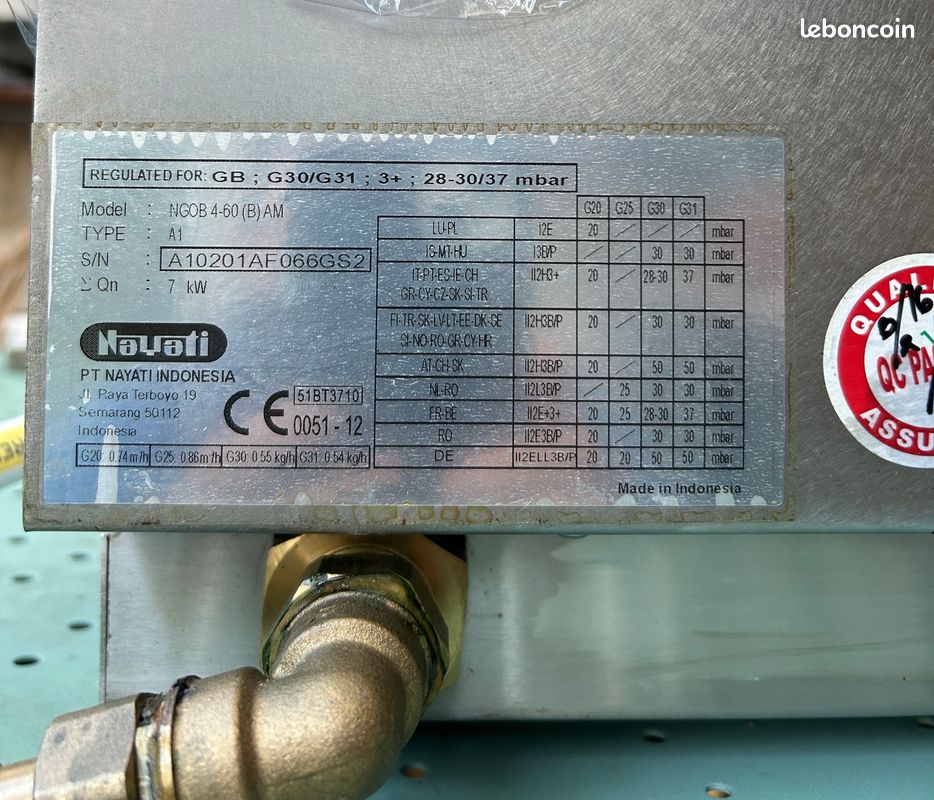 Brûleur GAZ -NaYaTi SÉRIE 600 Modèle NGOB 4-60AM (image 3)