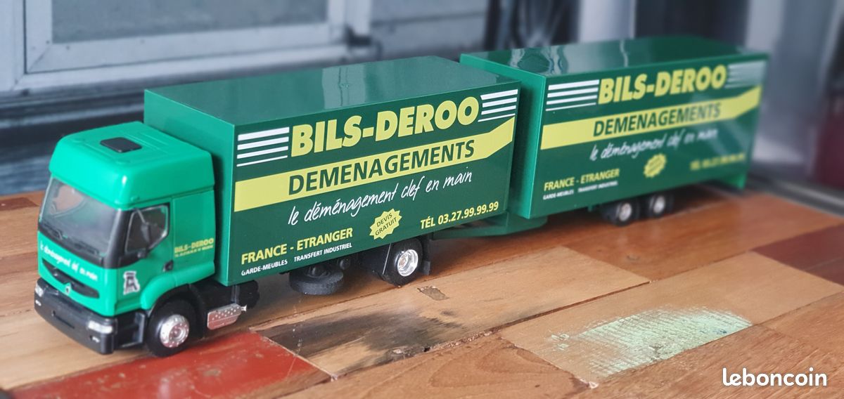 Miniature Eligor 1/43 – Renault Premium Bils-Deroo – Neuf