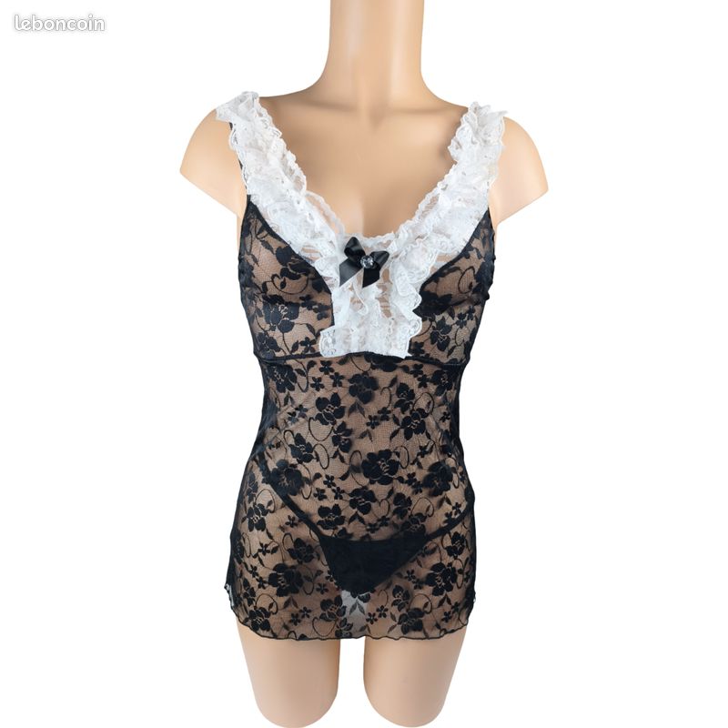 Nuisette Avec String Sanselle - Taille XL - Marron - Neuf Avec étiquettes