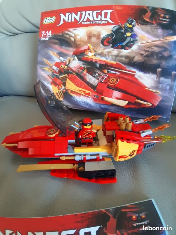 Lego ninjago 70638 de 7 à 14 ans bateau kai et luke masters of spinjitzu complet (image 6)