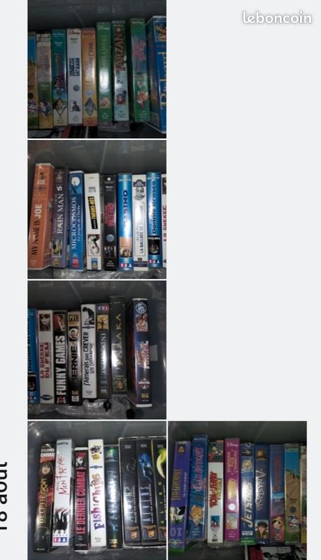 Lot de cassettes vhs - Bien lire l'annonce (image 1)