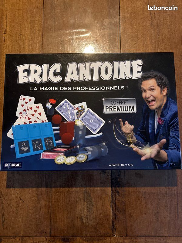 Coffret Magie Eric Antoine - Kit Tours Pour Débutants à Partir De 9 Ans - Cartes, Balles, Cordes - Apprentissage Facile