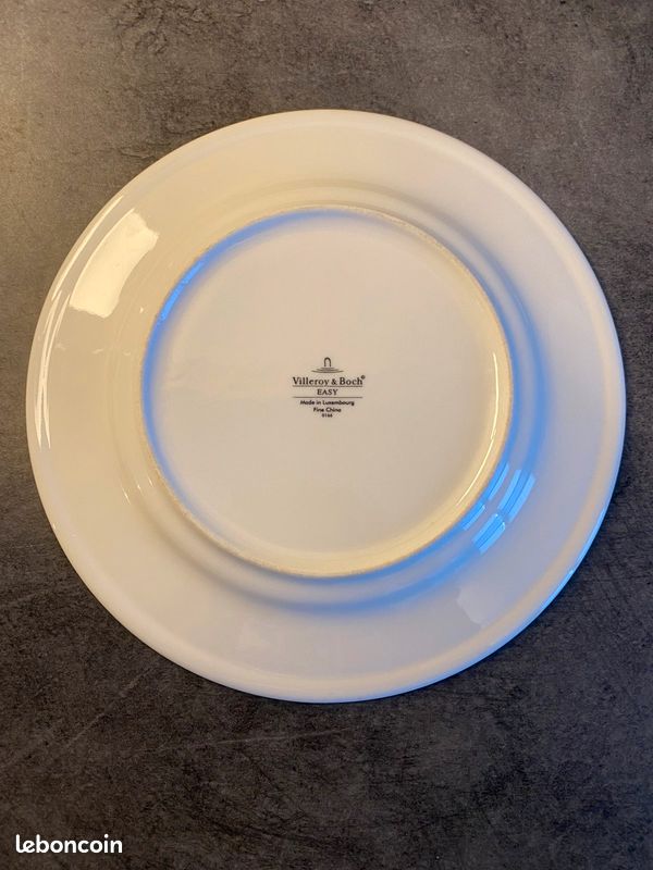 Lot de 4 assiettes villeroy & boch diamètre 21cm (image 3)