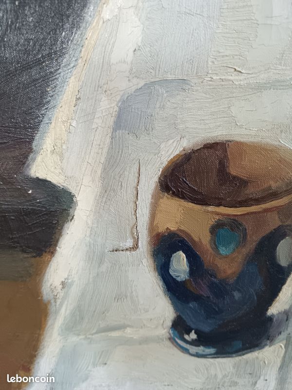 Nature morte huile sur toile (image 5)