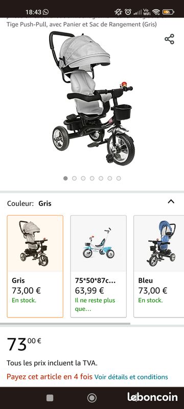 Vélo enfant kinderkraft (image 1)