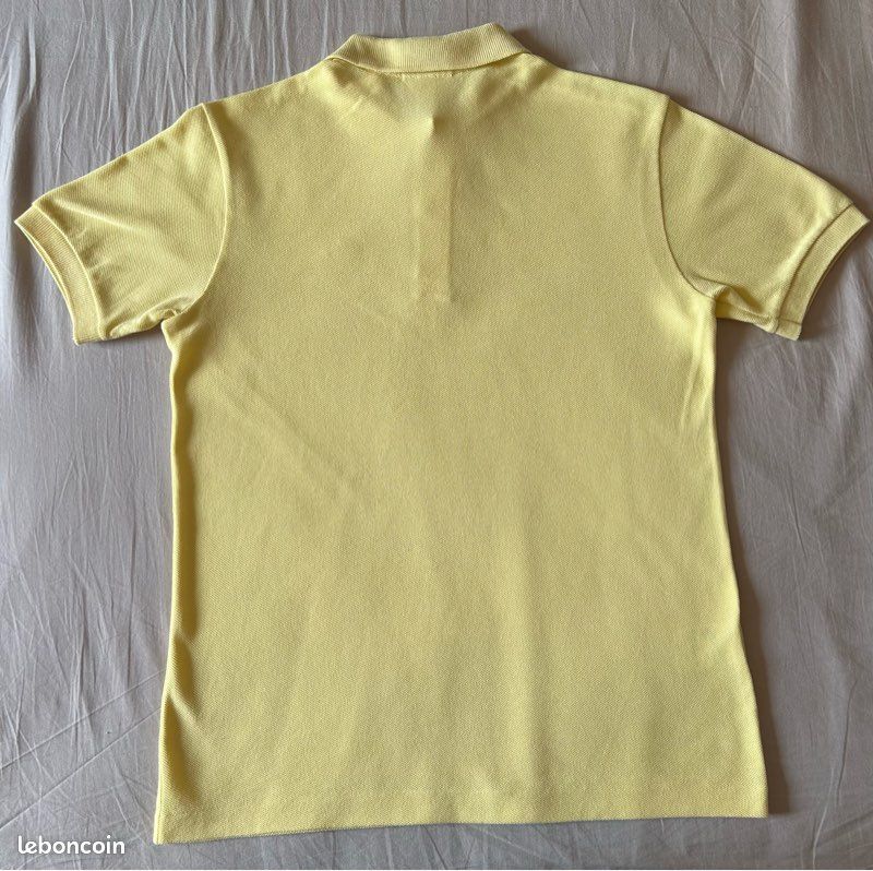 Polo Lacoste jaune garçon (image 9)