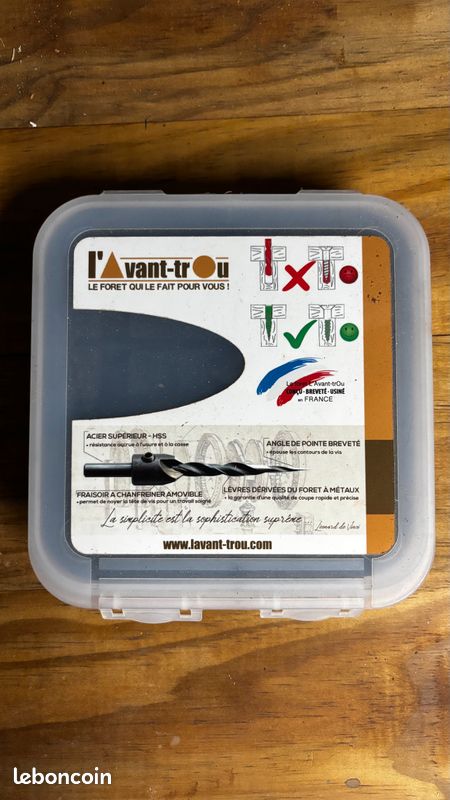 Coffret Forets “L’Avant-trou” – outil pré-perçage + accessoires (image 1)