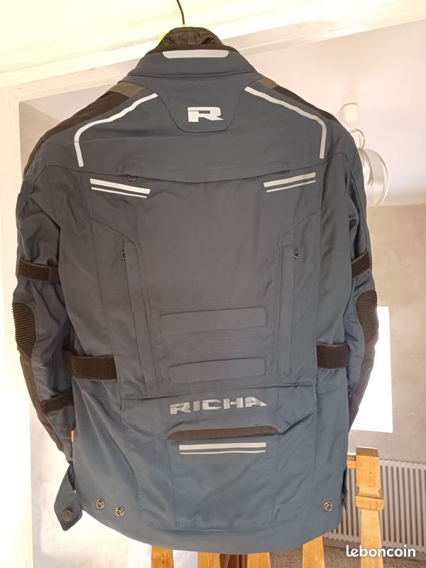 Veste Moto Richa Touareg Navy taille M Équipement moto