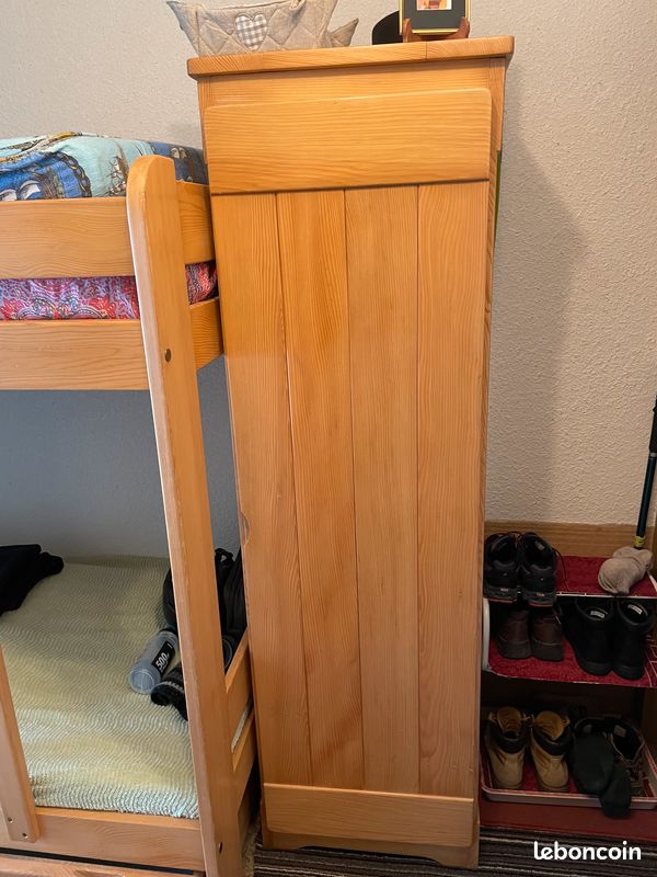 Lits superposés + armoire (chambre enfants) (image 2)