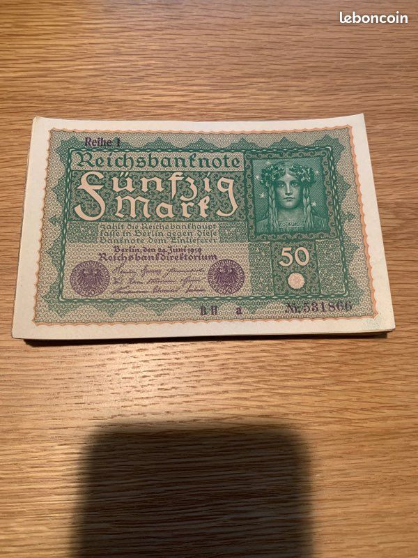Lot de 68 billets 50 Mark Allemand (image 1)