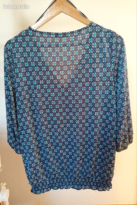 Blouse à motifs manche 3/4 (image 4)