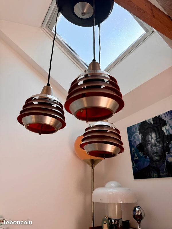 VENDU / Superbe suspension cascade vintage / Lakro de Carl Thore (image 16)