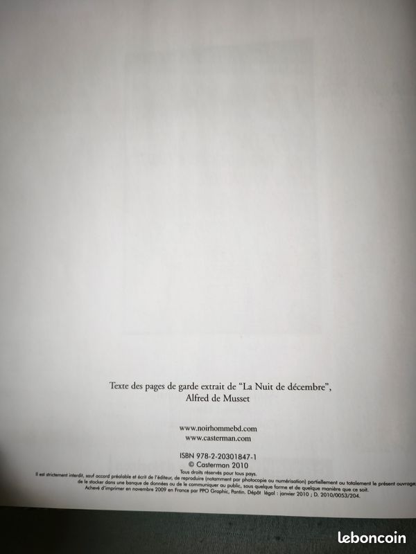 BD Noir homme ( échec ) (image 5)