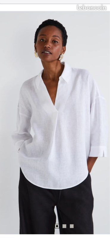 Chemisier Manches Chemisiers Monoprix Chemise Manches Longues Unie