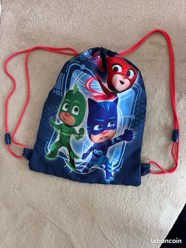 Sac à dos piscine pjmasks maternelle (image 3)