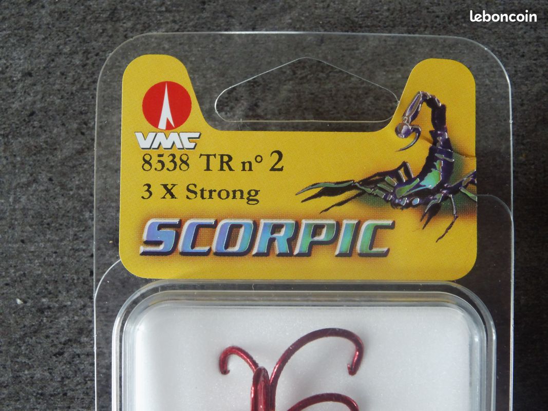 Hameçon triple VMC neuf scorpic n° 2 (image 2)