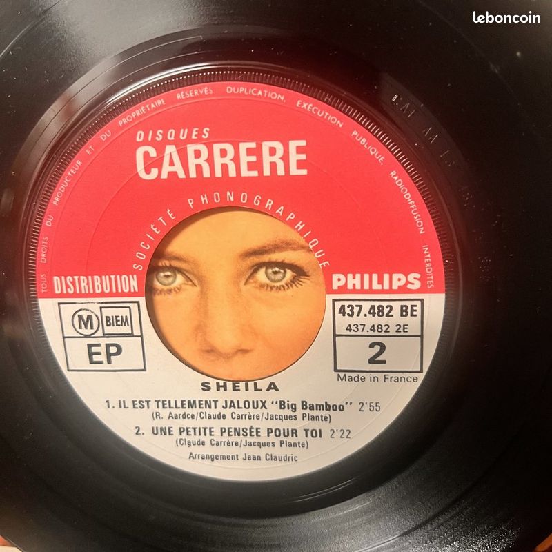 Sheila - Oncle Jo - Vinyl 45 t (image 4)