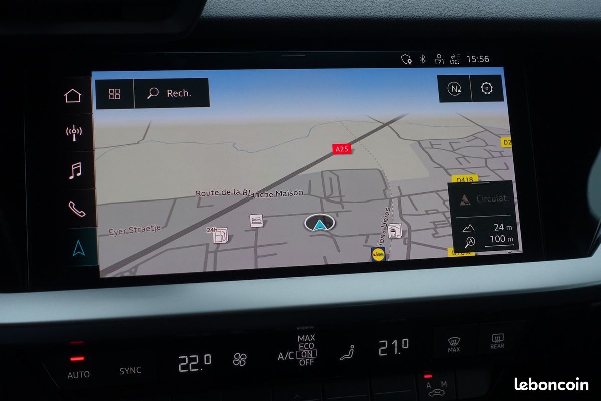 A3 Berline 35 Tdi S-Tronic 150ch Virtual Cockpit/Gps Europe/Carplay/Régulateur/1*Main/Garantie 12 Mois (image 10)